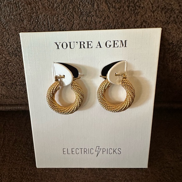 Electric Picks Presley Hoops - Picture 3 of 5